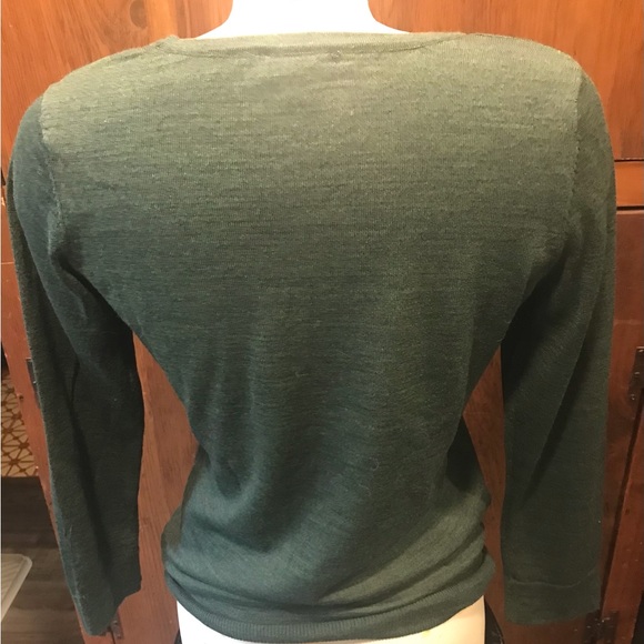 The Limited Green Wool Sweater - Size Medium - Picture 3 of 7